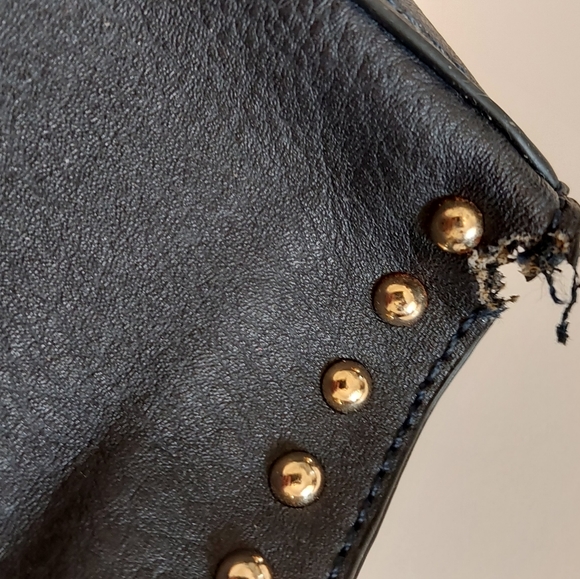 Private Label Black Studded Handbag - Picture 5 of 5